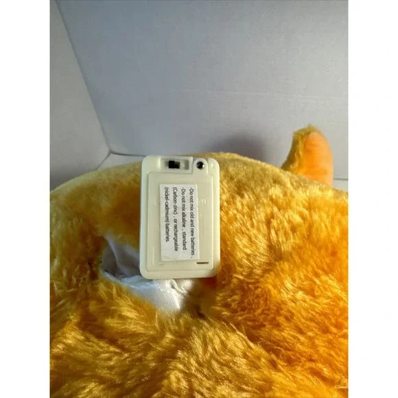 Hug Me Light Up Stuffed Animal Plush Soft Orange Owl 14" Tall Ages 3+ Clean VG - Picture 7 of 7